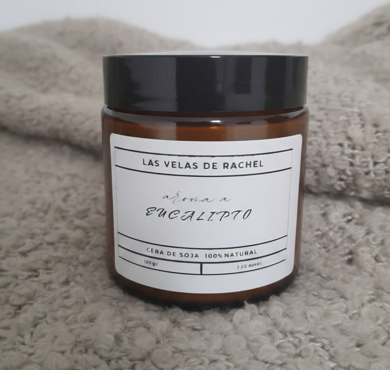Vela de soja 100% natural con aroma a Eucalipto